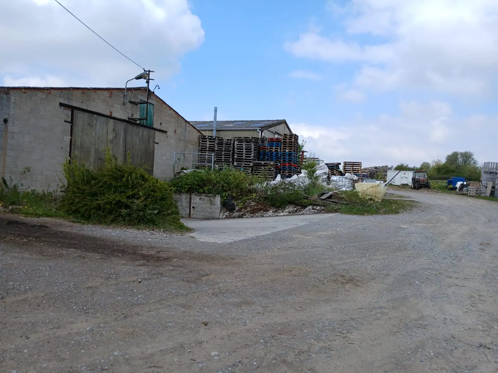 Vue extérieure du site