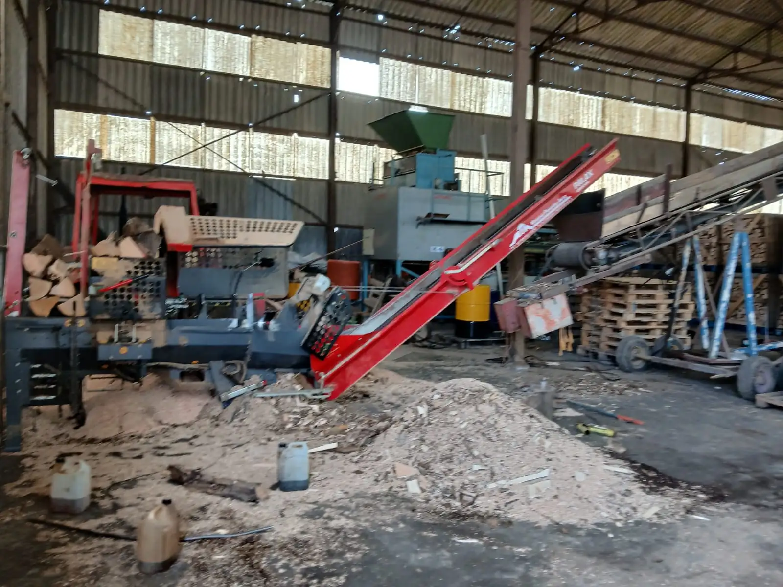 Camion benne en livraison