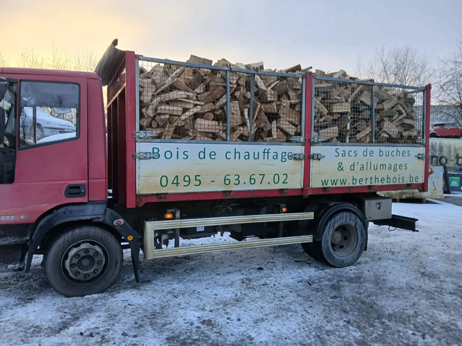 Camion en route pour livraison