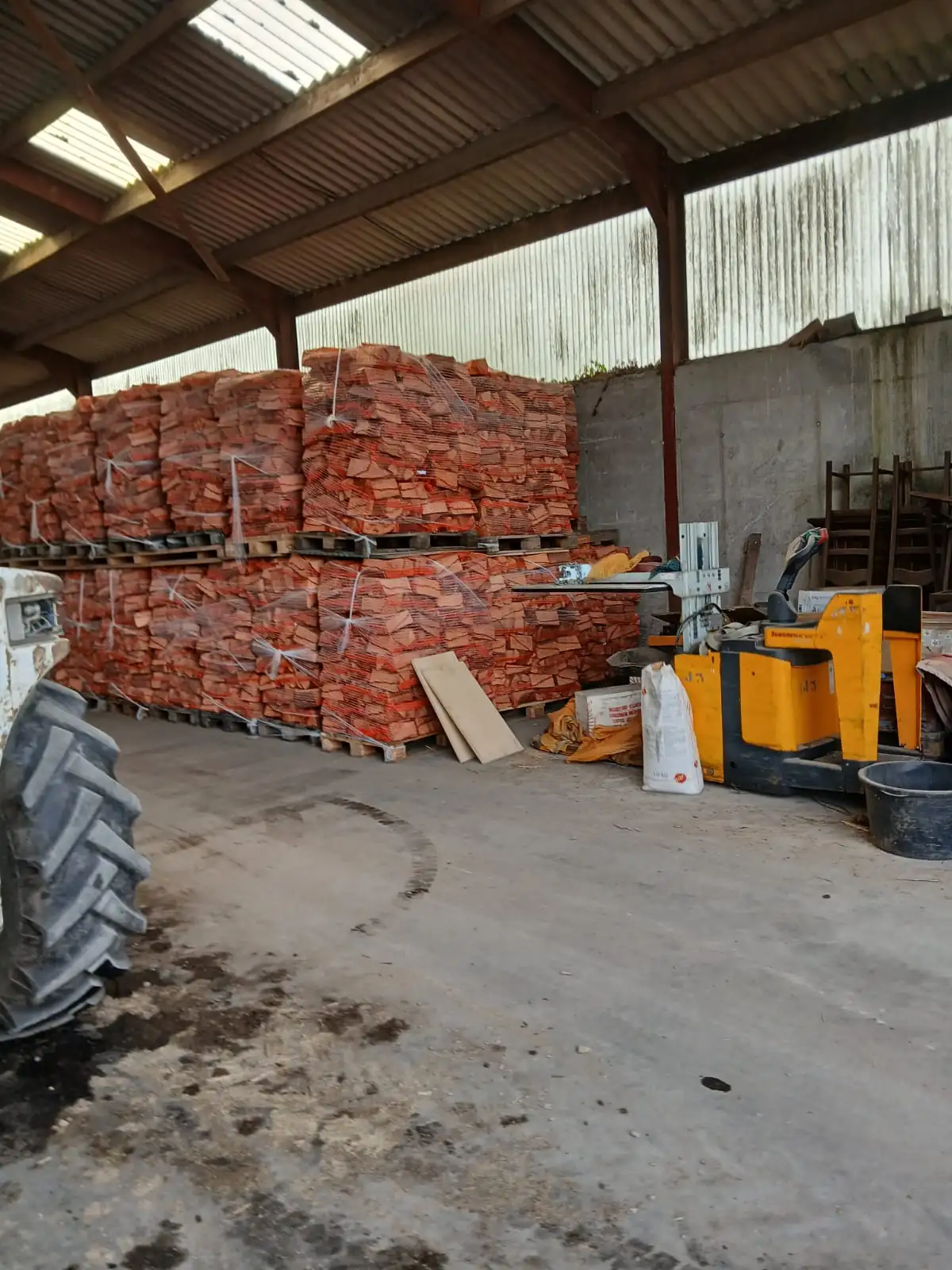 Sacs filet d'allumage en gros plan