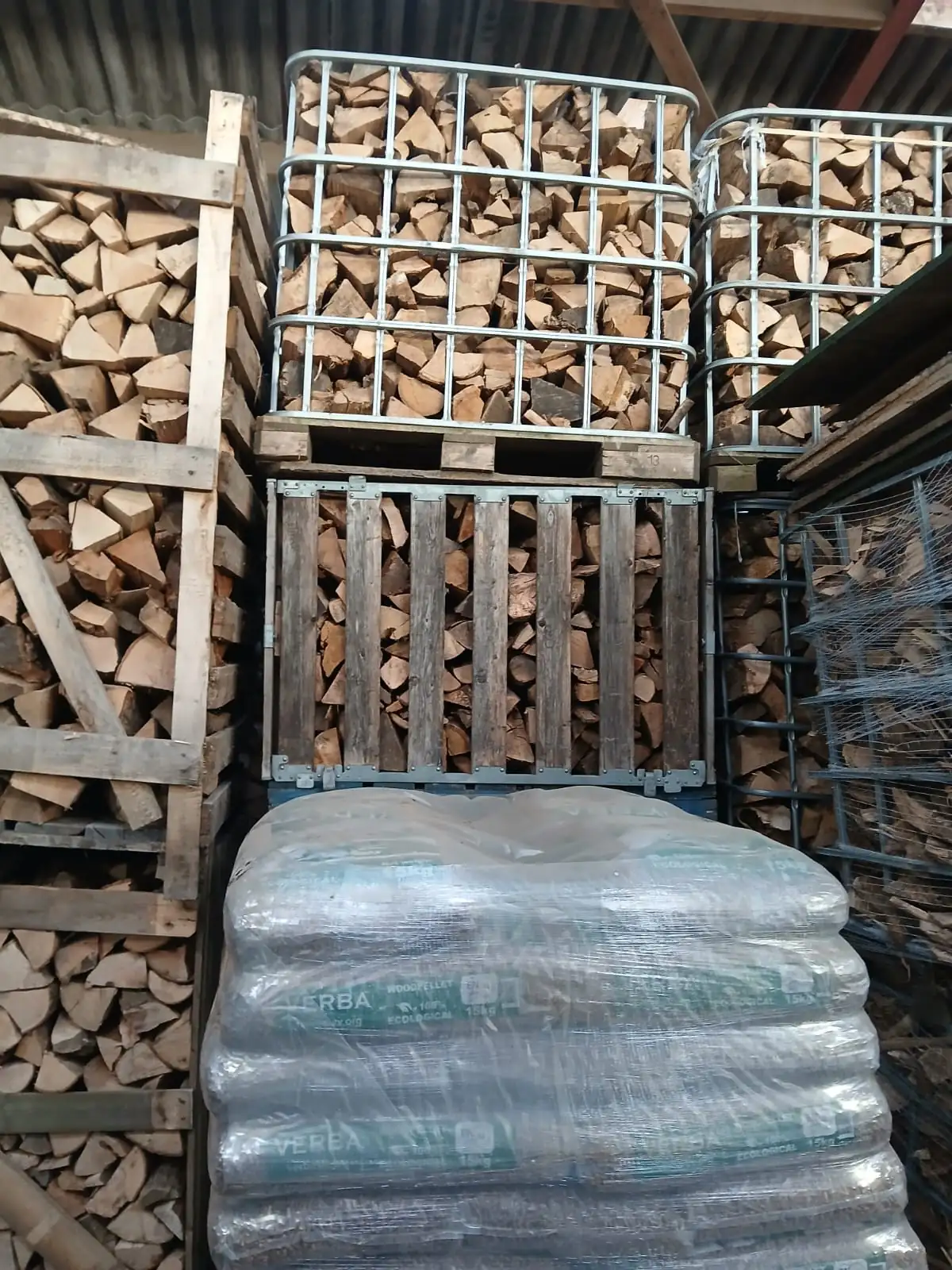 Stères empilées