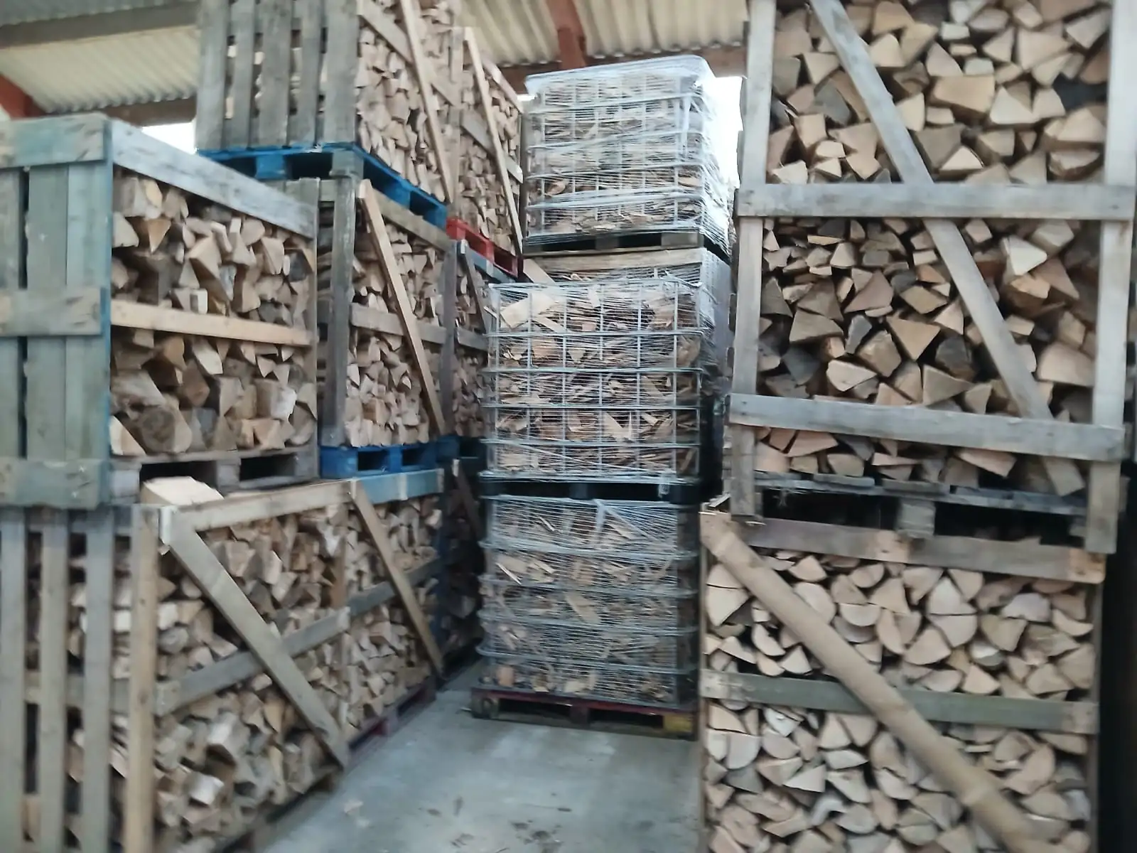 Bois en cours de séchage
